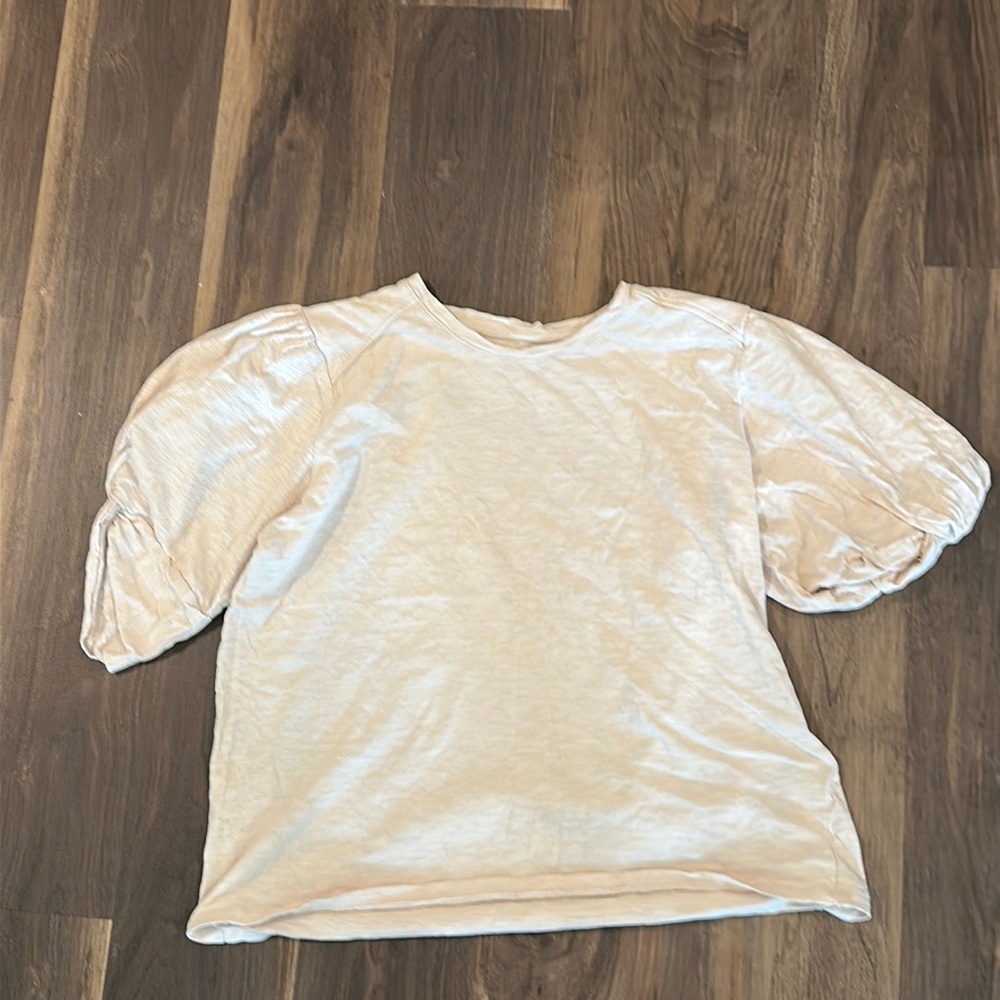 Ba&sh rouched sleeve top size small